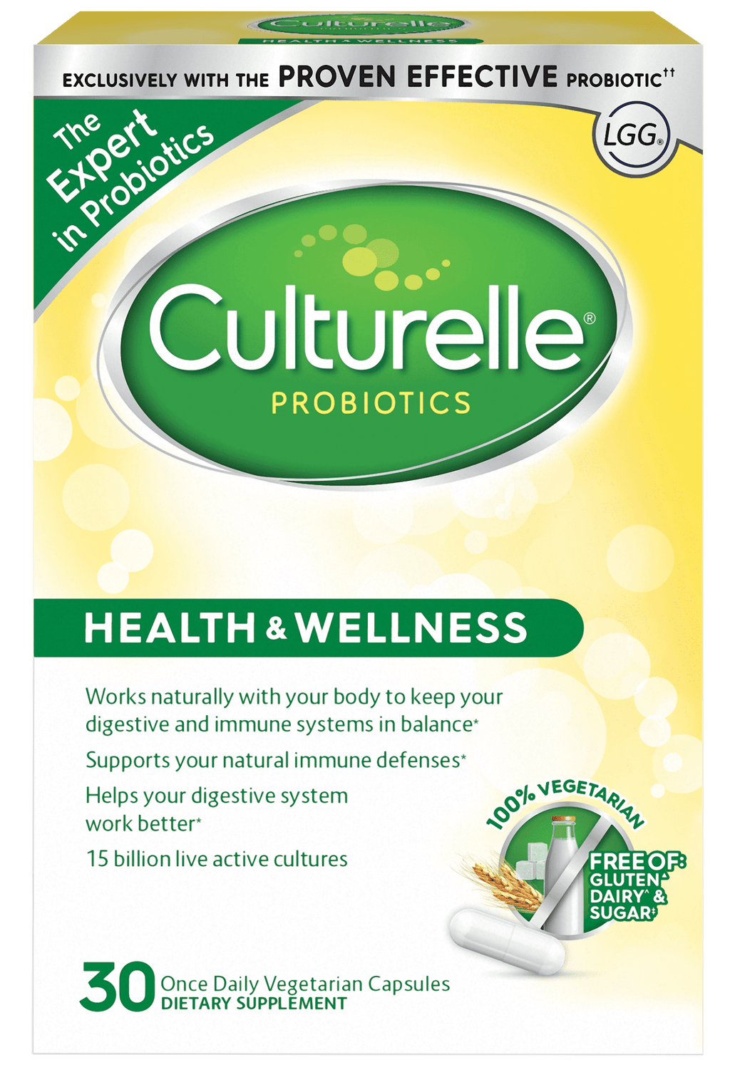 CULTURELLE HEALTH &amp; WELLNESS VEGETARIAN 30 CT