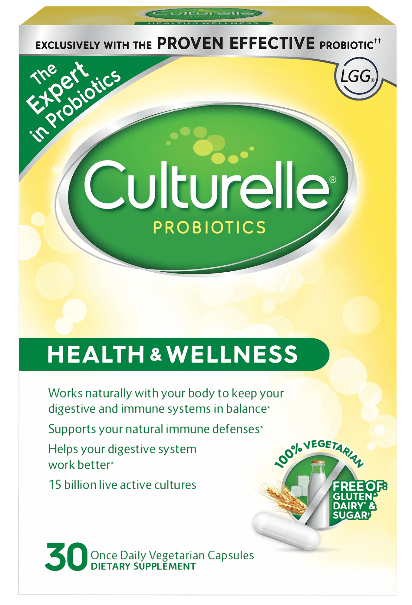 CULTURELLE HEALTH &amp; WELLNESS VEGETARIAN 30 CT