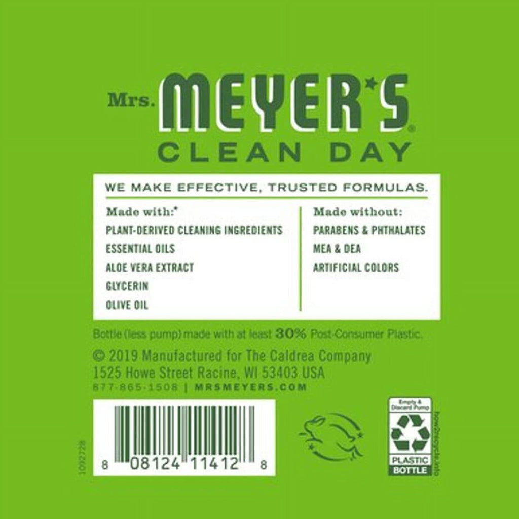 Mrs. Meyer's Fresh Cut Grass Liquid Hand Soap, 12.5 FL OZ (Pack of 4)