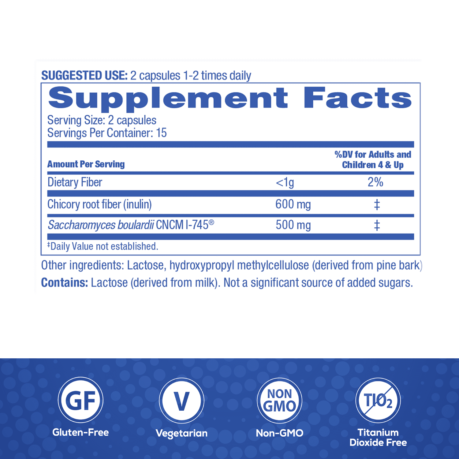 Florastor Unisex Advanced Pro + Pre Probiotic and Prebiotic Supplement 30ct