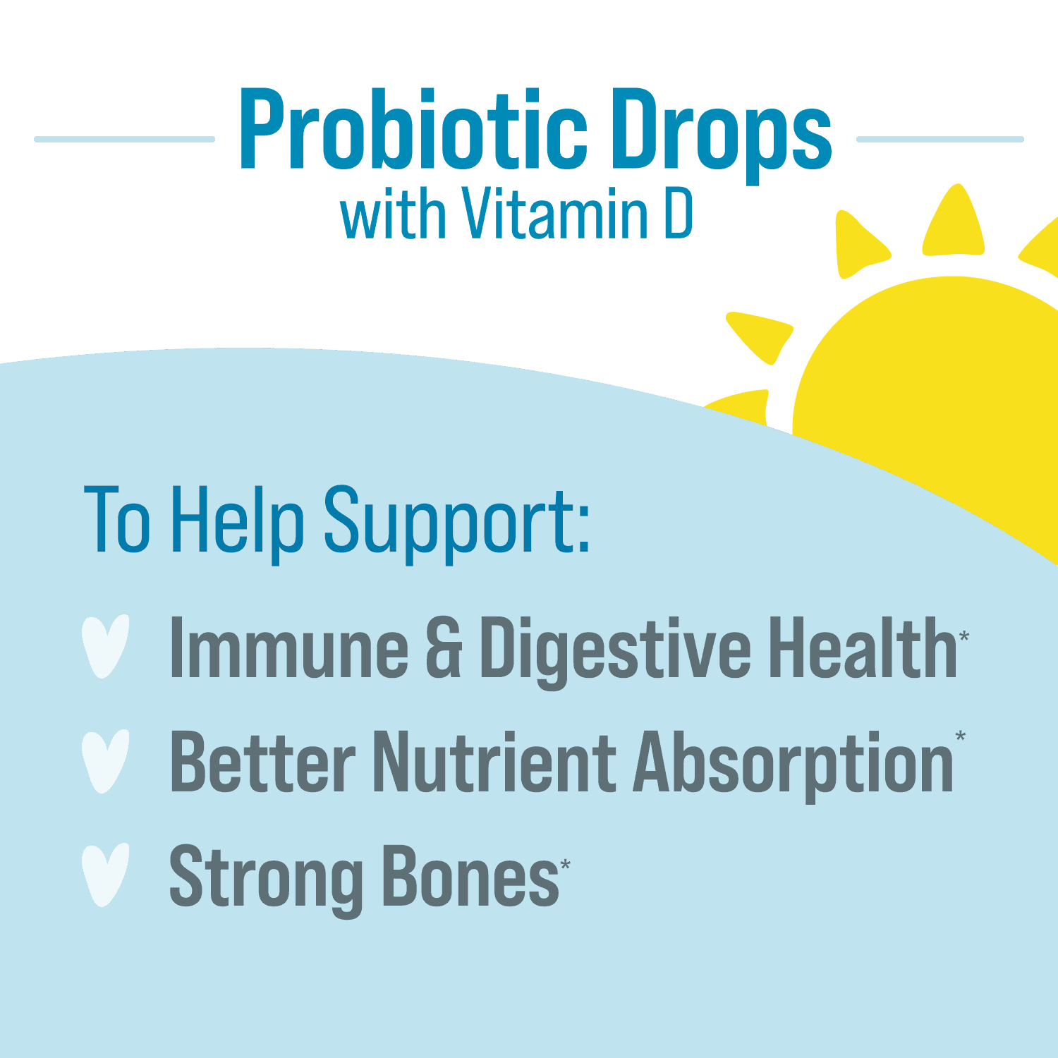 Culturelle Baby Digestive Support Probiotic + Vitamin D Drops Supplement, Immunity &amp; Digestion Support for Infants 0-12 Months, 30 Servings