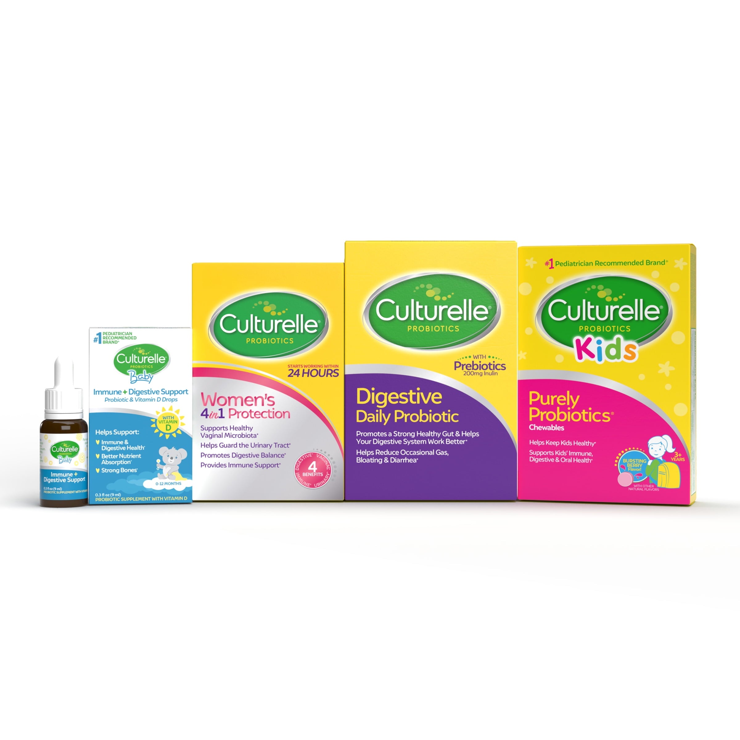 Culturelle Baby Digestive Support Probiotic + Vitamin D Drops Supplement, Immunity &amp; Digestion Support for Infants 0-12 Months, 30 Servings