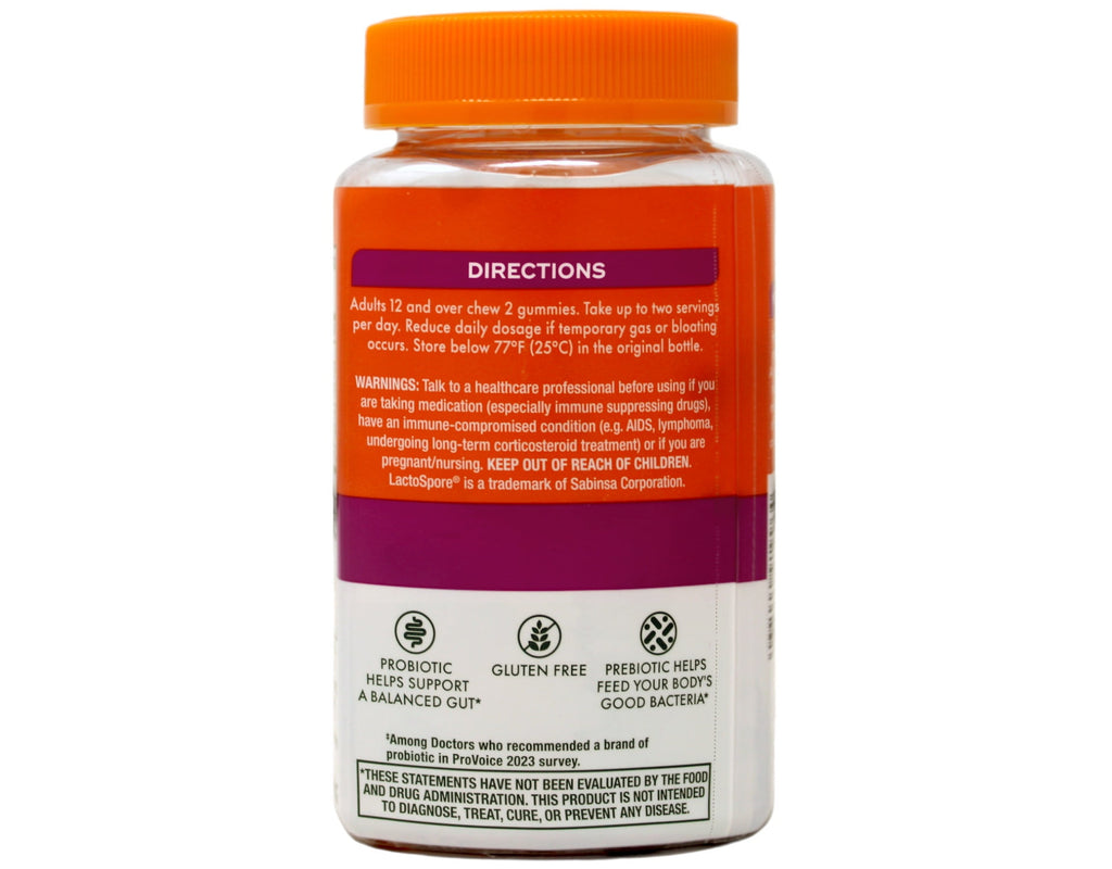 2 Pack - Align Digestive Health Prebiotic + Probiotic Gummies Fruit Flavored - 50 Ct