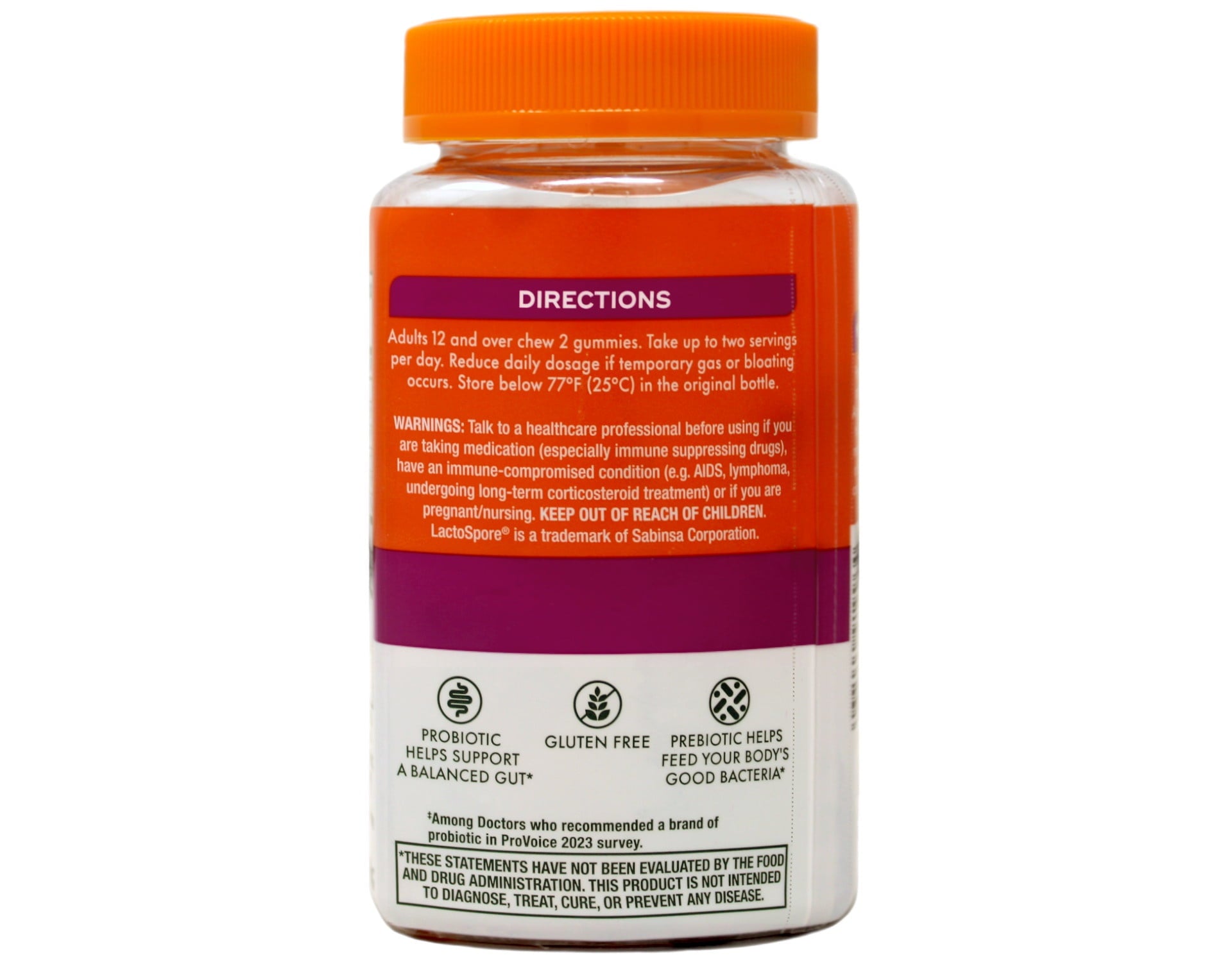 2 Pack - Align Digestive Health Prebiotic + Probiotic Gummies Fruit Flavored - 50 Ct