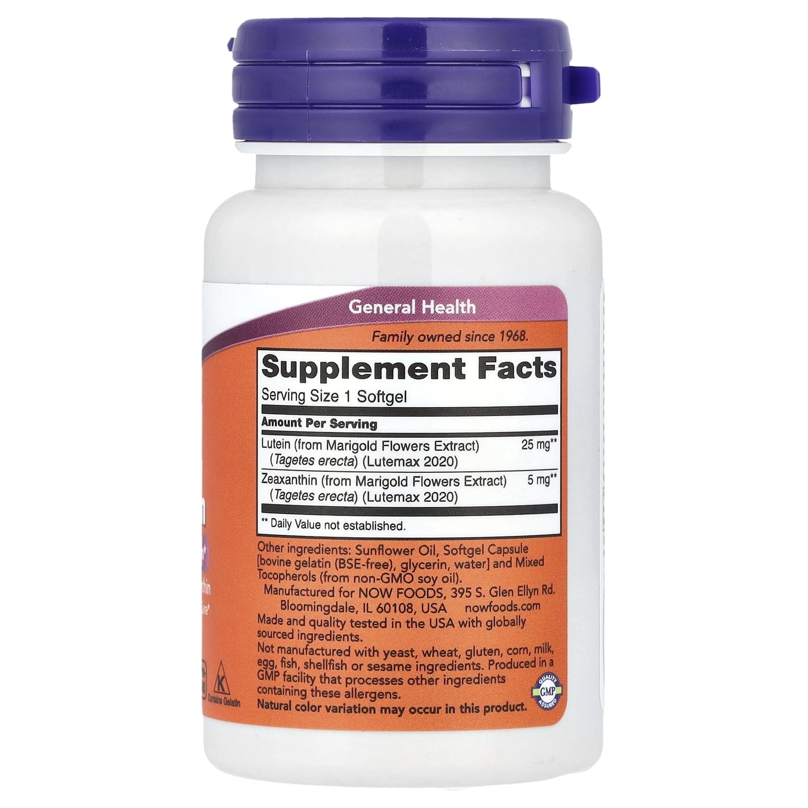 NOW Foods Lutein &amp; Zeaxanthin , 120 Softgels