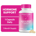 Pink Stork Organic Maca Root Capsules, Gluten-Free, 60 Ct