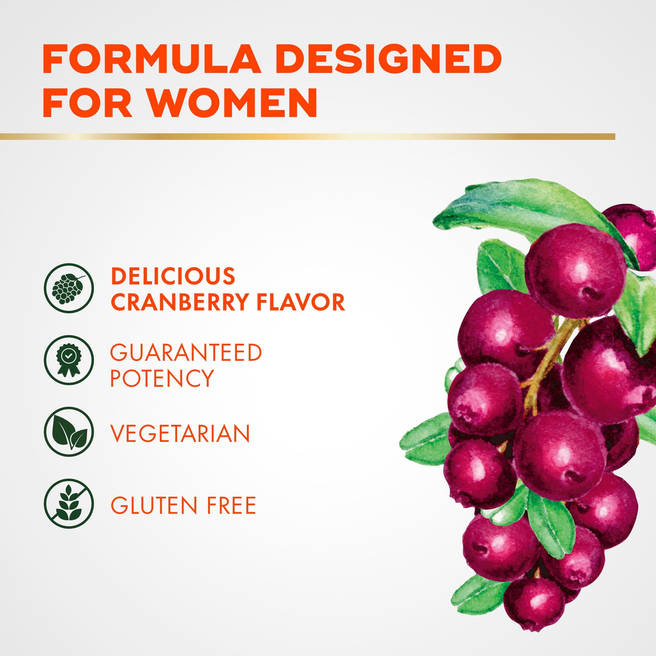 Align Womens Dualbiotic, Prebiotics and Probiotics for Women, Cranberry Flavor, 50 Gummies