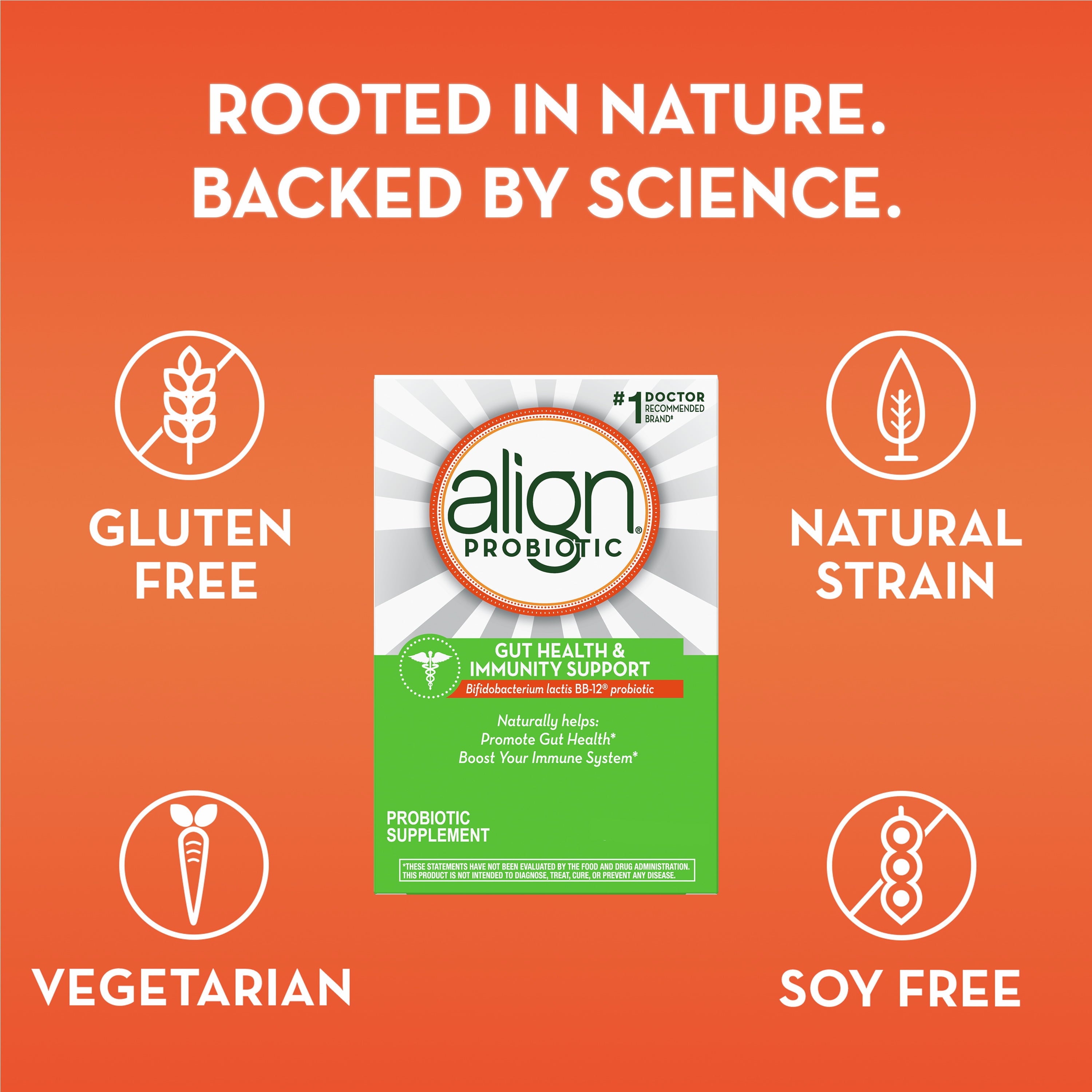 Align Probiotic Gut Health and Immune Support Capsules, Daily Supplement for Adults, 14 Count