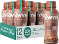 OWYN Only What You Need Double Shot Dairy Free Keto Protein Coffee Shake, Caramel Macchiato, 0g Sugar, 20g Plant Based Protein, 180mg Caffeine, Gluten &amp; Soy Free, Non-GMO, Vegan (12 Pack, 12 Fl Oz)