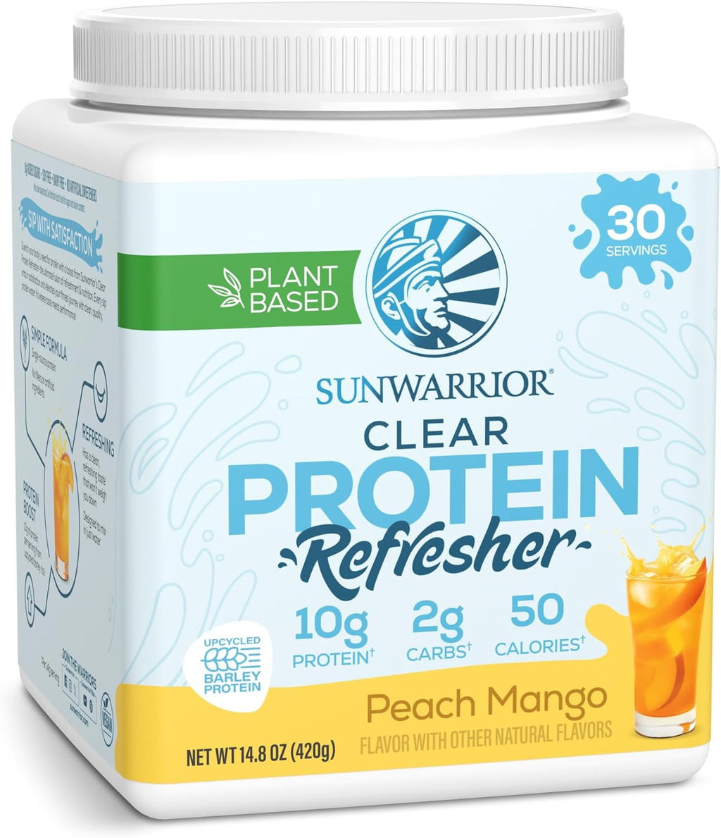 Sunwarrior Vegan Hydration Clear Protein Powder Water Mix, Watermelon, 14.8 oz