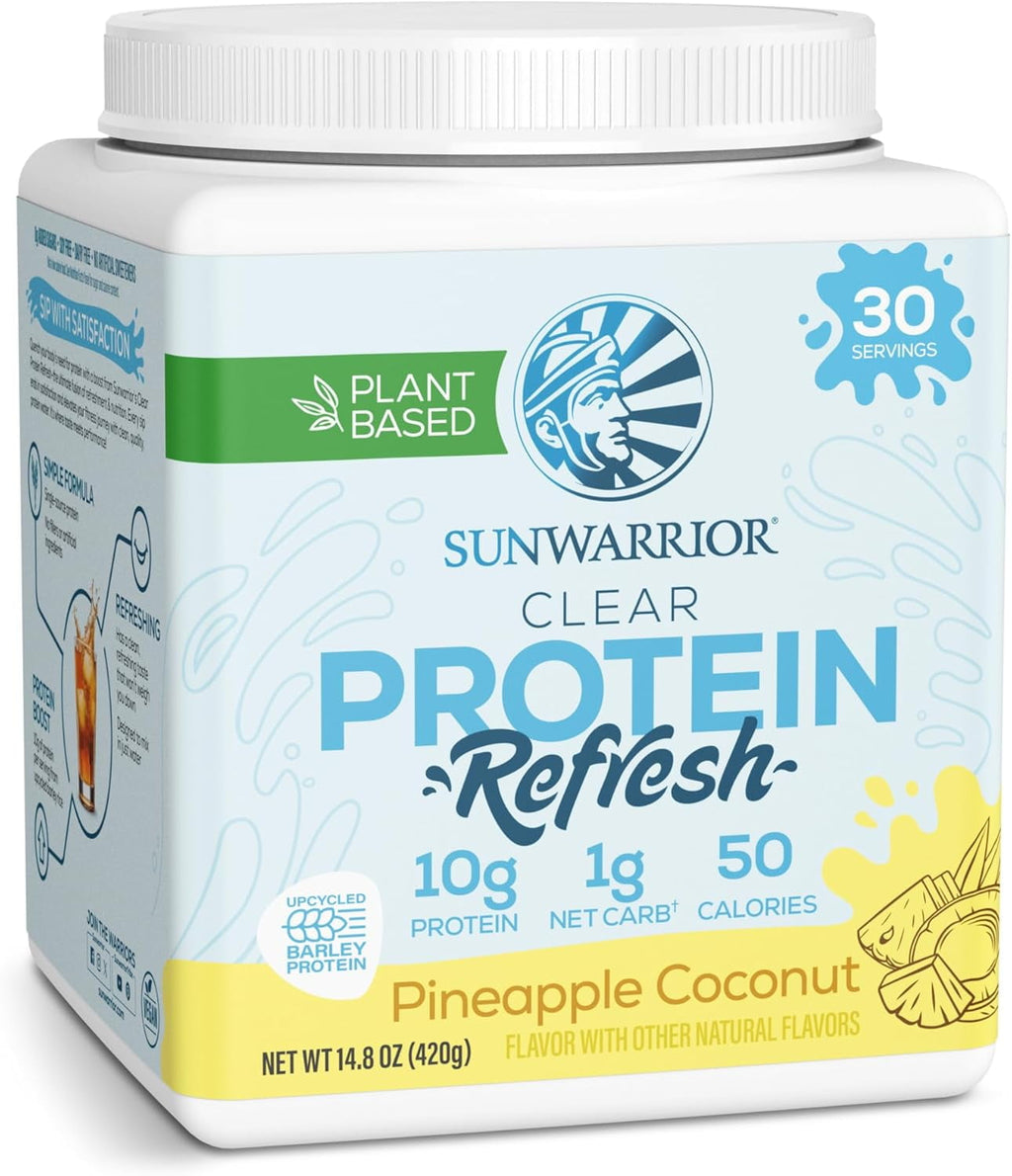 Sunwarrior Vegan Hydration Clear Protein Powder Water Mix, Watermelon, 14.8 oz