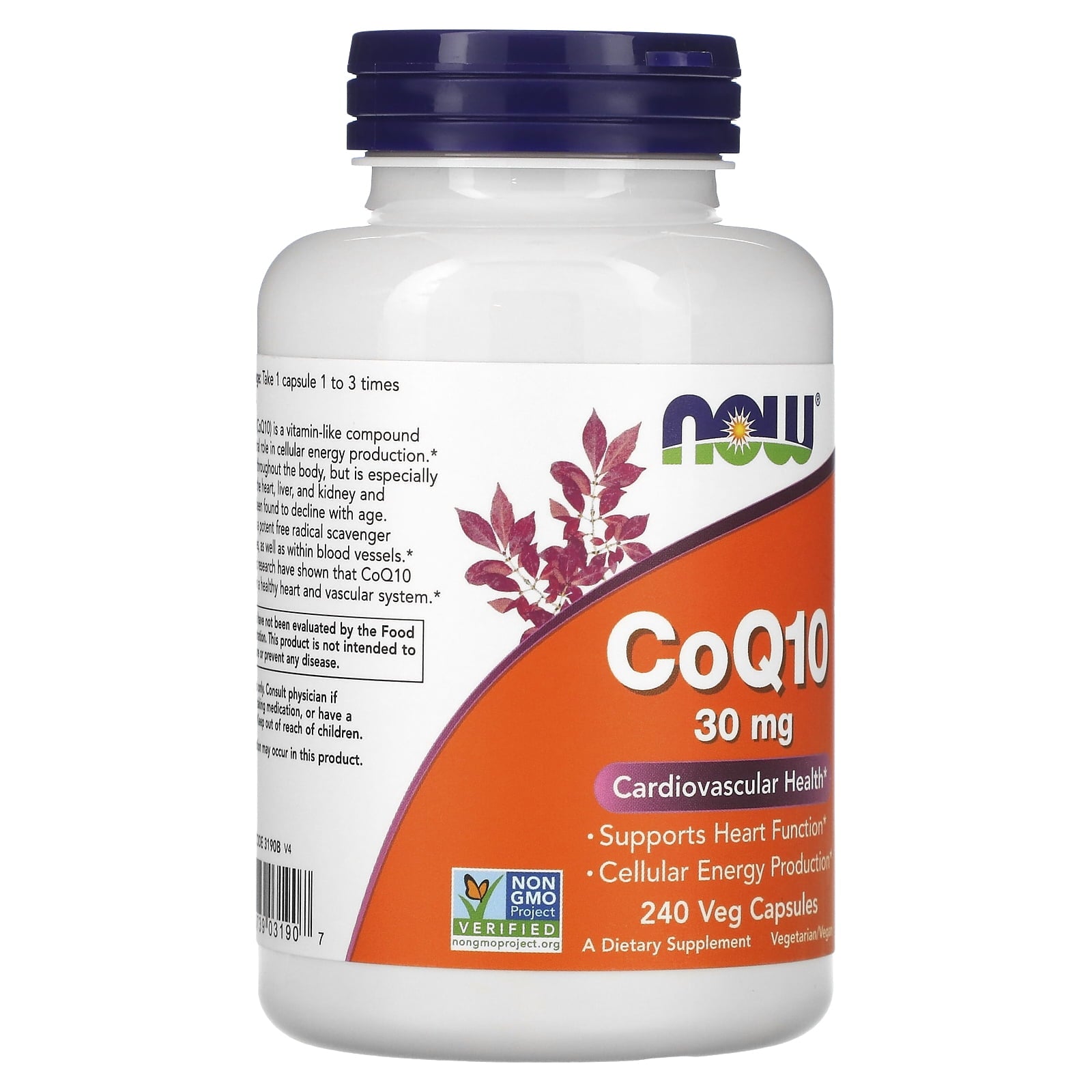 CoQ10 30 mg By Now Foods - 240 Vcaps