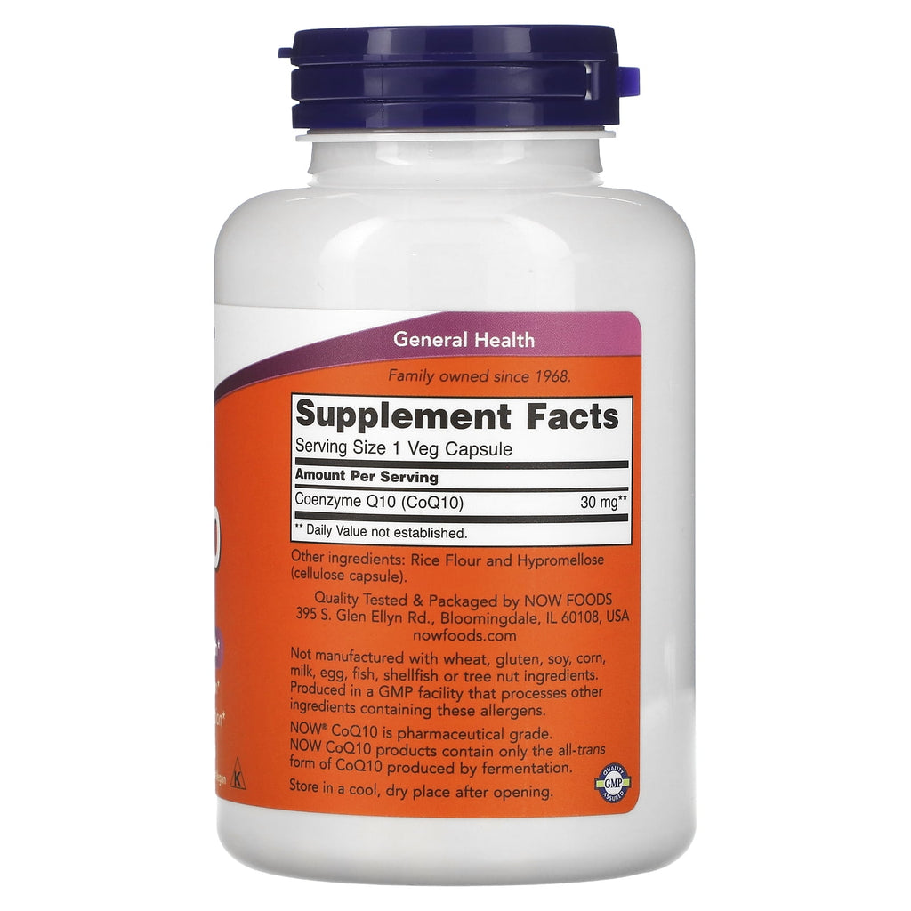 CoQ10 30 mg By Now Foods - 240 Vcaps
