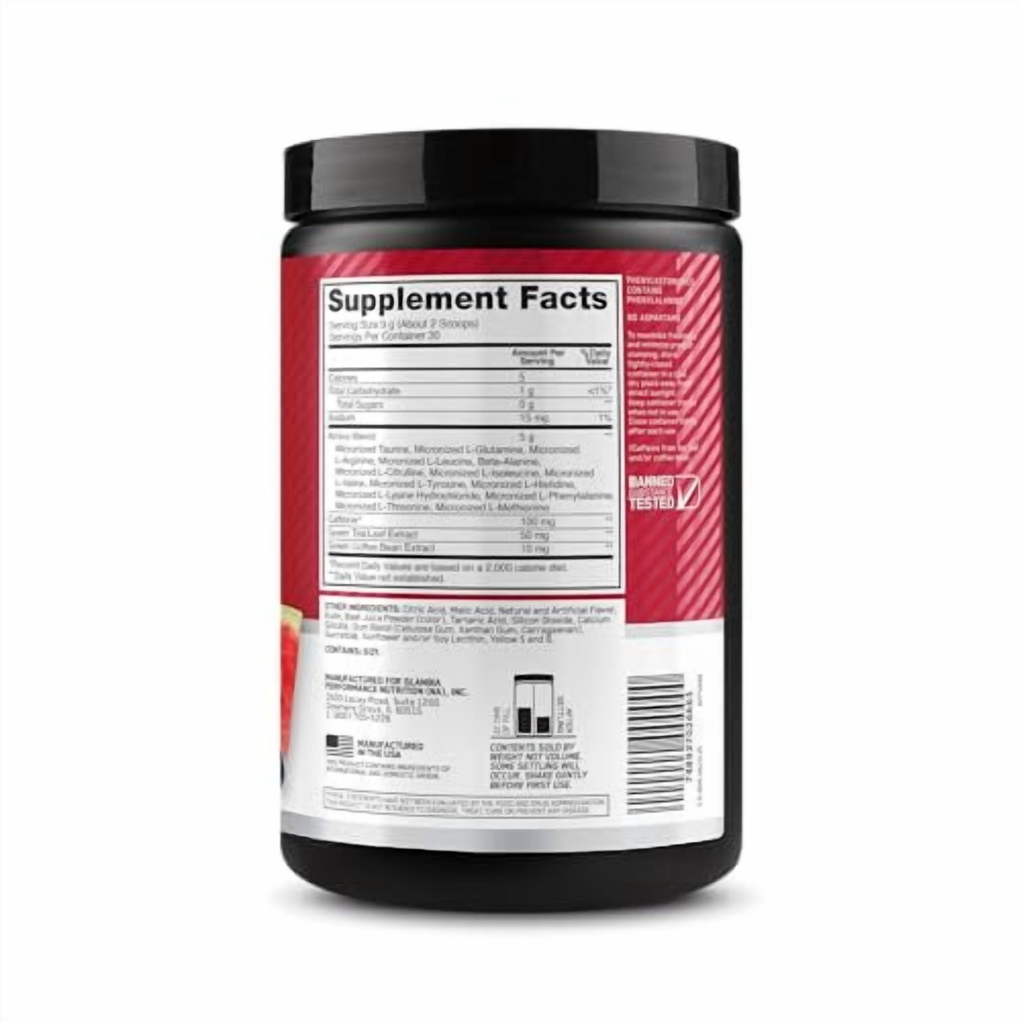 Optimum Nutrition, Essential Amino Energy, Powder, Fruit Fusion, 9.5 Oz, 30 Servings