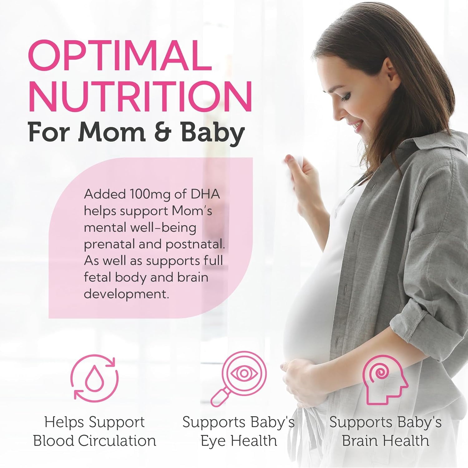 Zahler Mighty Mini Prenatal Vitamin with DHA &amp; Folate, 90 Softgels, Multivitamins for Women, Prenatal Support, Pregnancy Vitamins