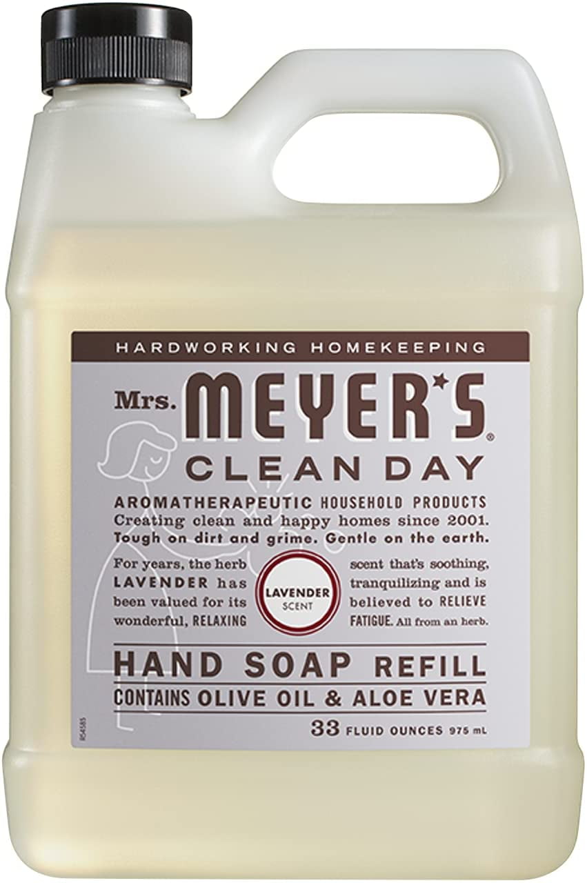 Mrs. Meyer's Liquid Hand Soap Refill Variety, 1 Lemon Verbena, 1 Lavender, 2 CT