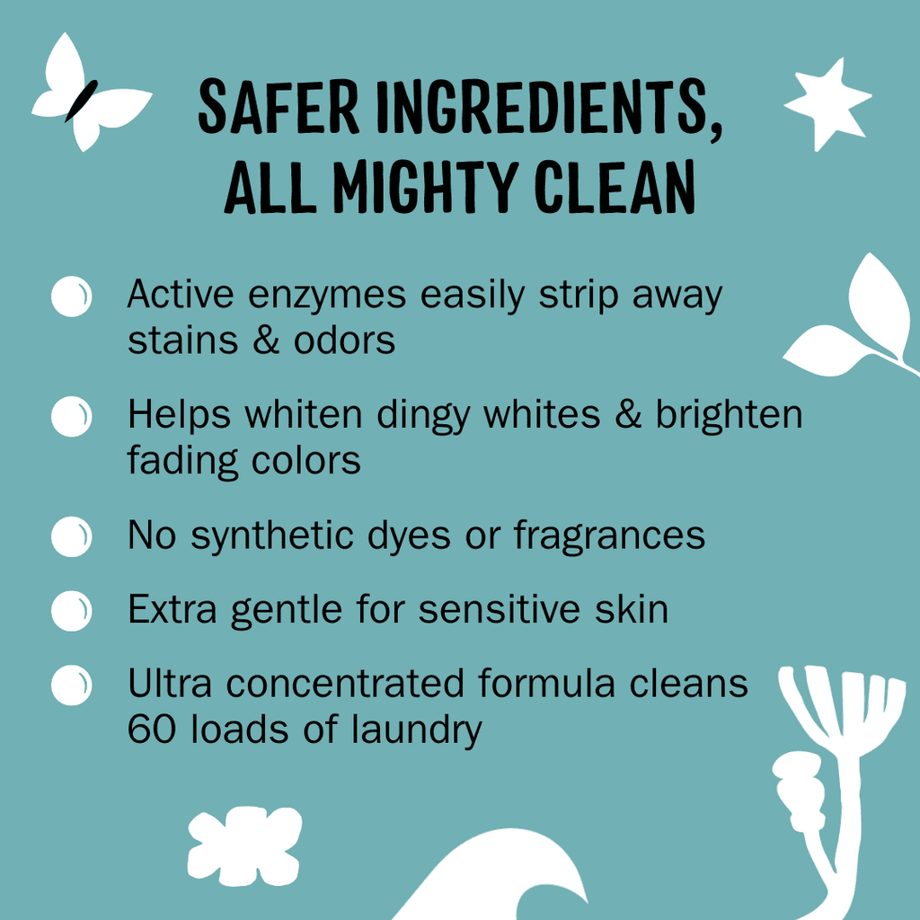 Molly's Suds Unscented Super Powder Detergent | Natural Extra Strength Laundry Soap, Stain Fighting | Sensitive Skin | Earth Derived Ingredients | 60 Loads