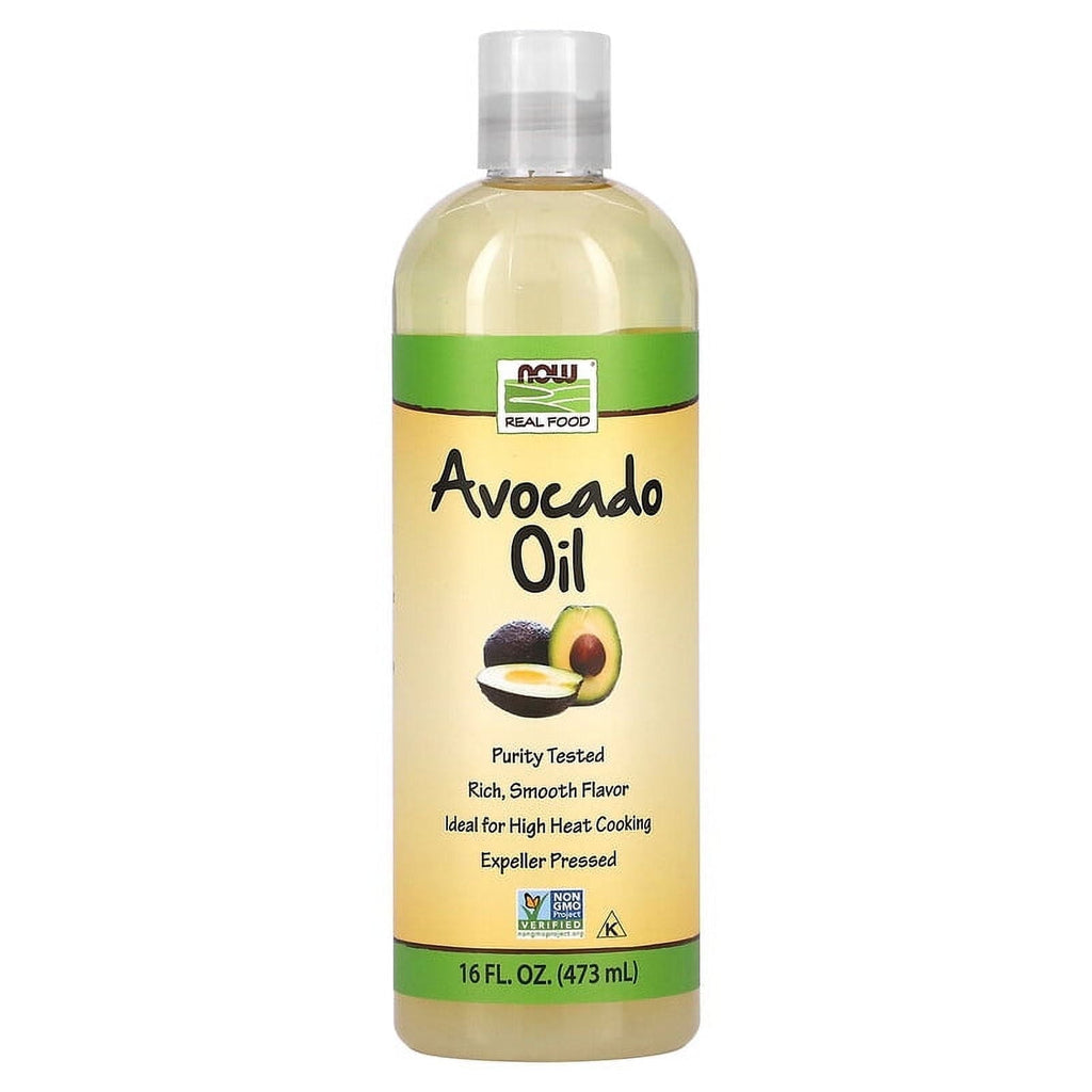NOW Foods, Real Food, Avocado Oil, 16 fl. oz (473 ml) Pack of 3