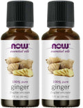 NOW Foods Ginger Oil, 1 ounce (Pack of 2)