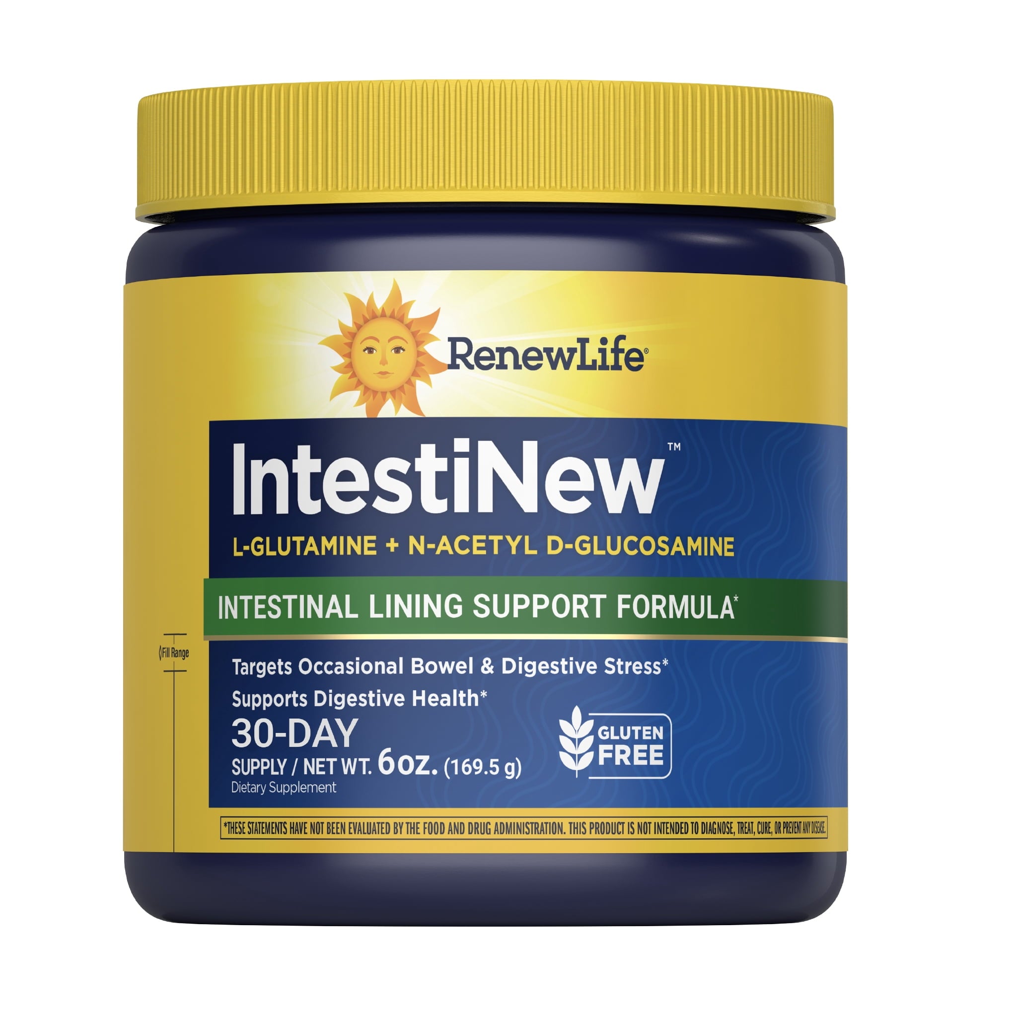 IntestiNew Intestinal Lining Support Formula | Dairy, Soy and Gluten Free | 5.7 oz | by Renew Life