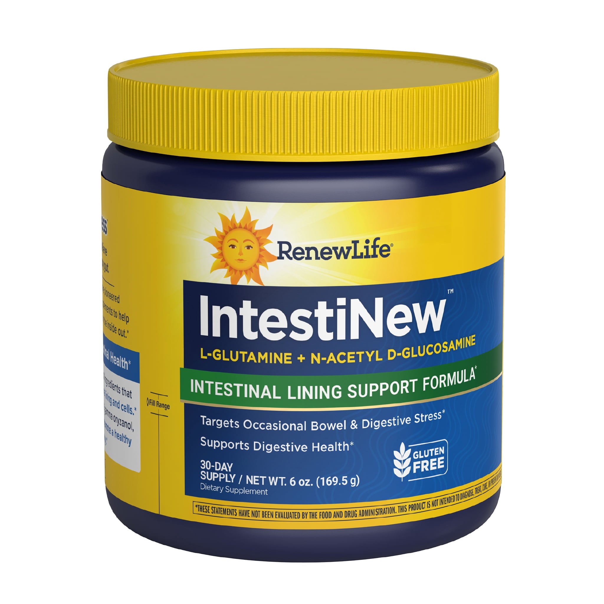 IntestiNew Intestinal Lining Support Formula | Dairy, Soy and Gluten Free | 5.7 oz | by Renew Life