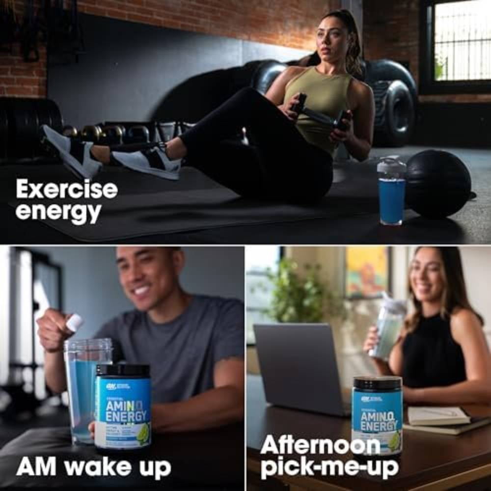 Optimum Nutrition, Essential Amino Energy, Powder, Blueberry Mojito, 30 Servings