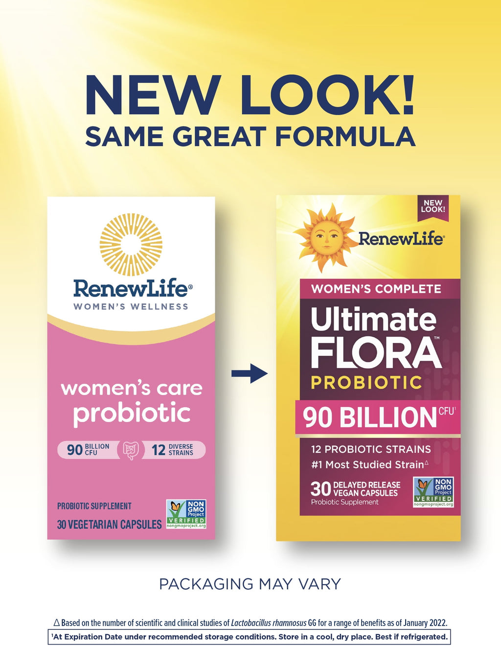 Women's Ultimate Flora Probiotic Supplement | 30 Vegetarian Capsules | 90 Billion CFU | by Renew Life