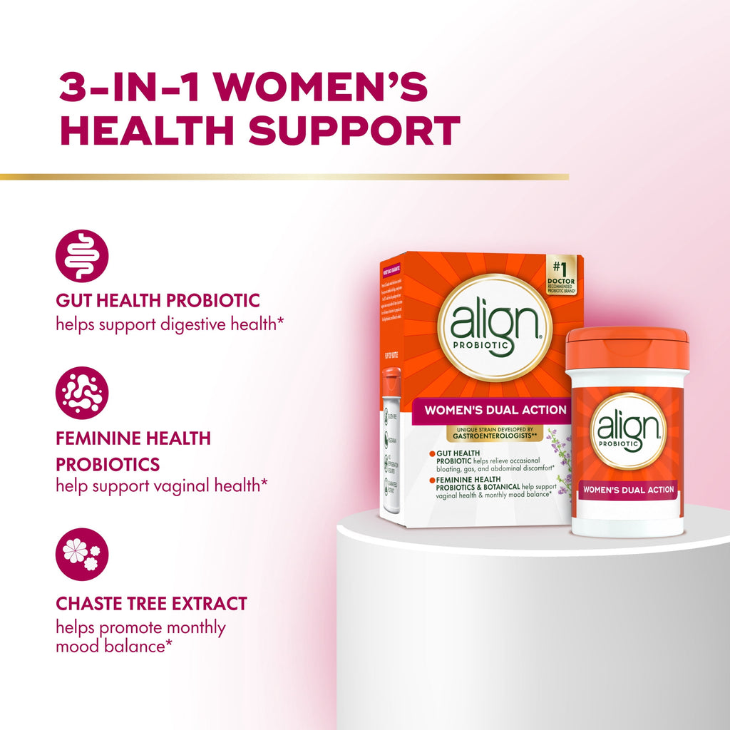 Align Probiotic Women's Dual Action, Probiotics for Women, 28 Capsules