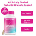 Pink Stork Fertility Probiotic, Vaginal Health Feminine Supplements with Lactobacillus, 30 Capsules