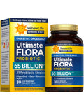 Digestive Ultimate Flora Probiotics | 65 Billion CFU | 30 Delayed Release Vegan Capsules | by Renew Life