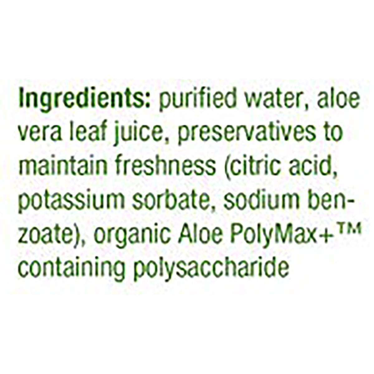 Nature's Way Aloe Vera Leaf Juice 99.5% Purified Aloe Vera Leaf Juice, 1 Liter 33.8 fl oz., 33.8 Fluid Ounce