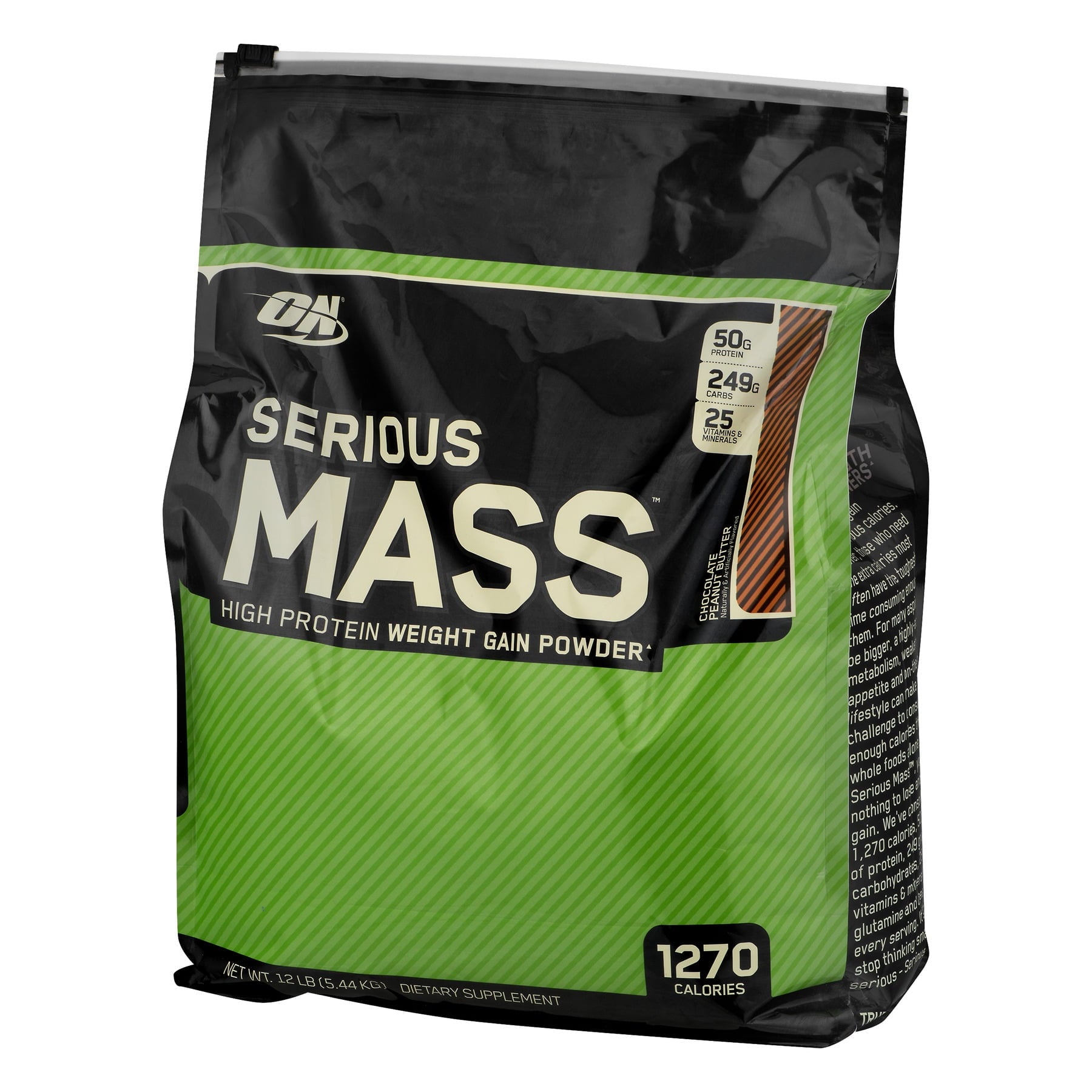 Optimum Nutrition Serious Mass Protein Powder, 50g Protein, (Variety of Sizes &amp; Flavors)