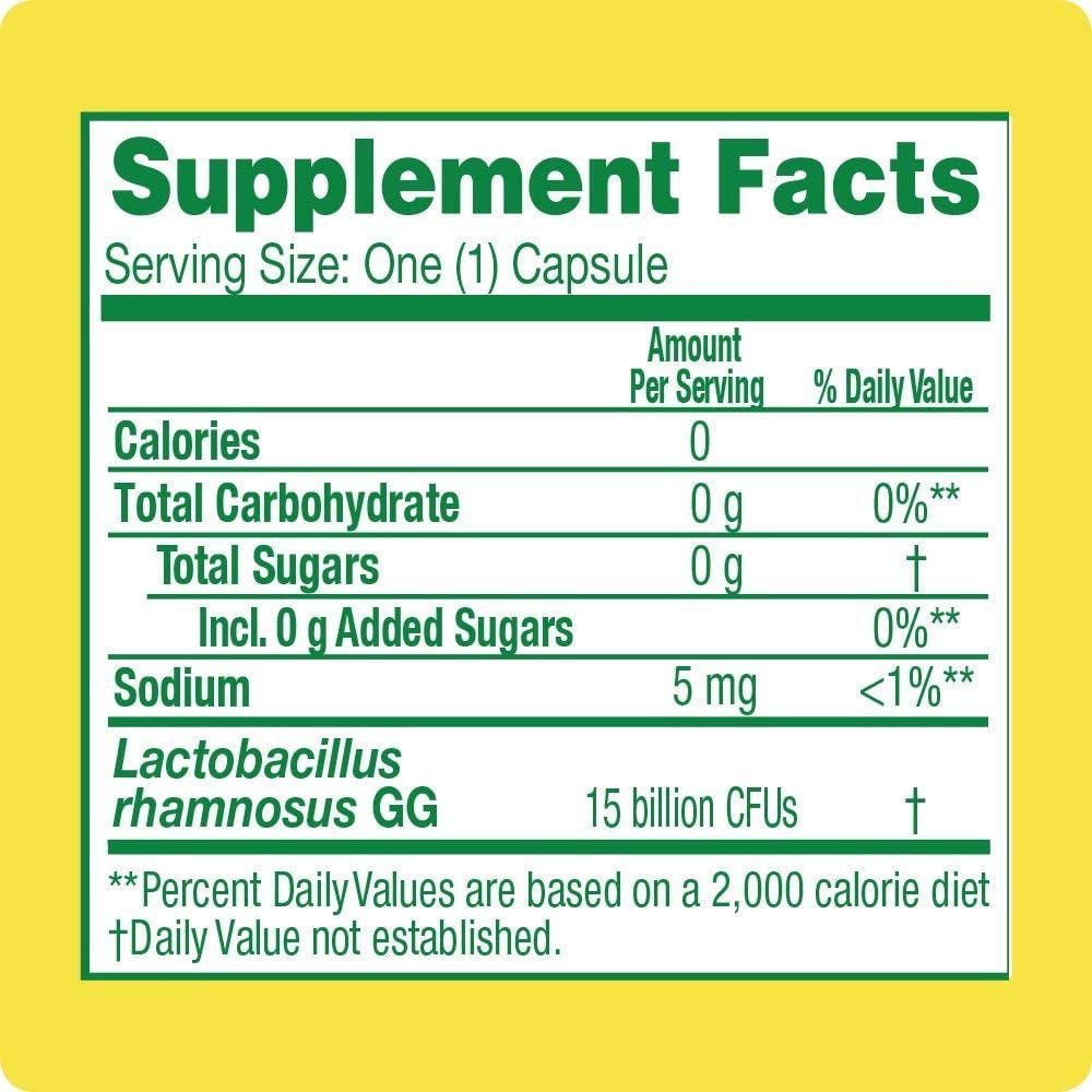 Culturelle Probiotics Health &amp; Wellness Daily Supplement, Immunity &amp; Digestion Support for Adults, 50 Count