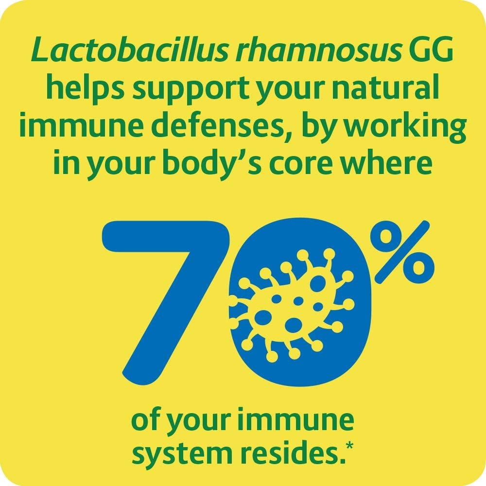 Culturelle Probiotics Health &amp; Wellness Daily Supplement, Immunity &amp; Digestion Support for Adults, 50 Count
