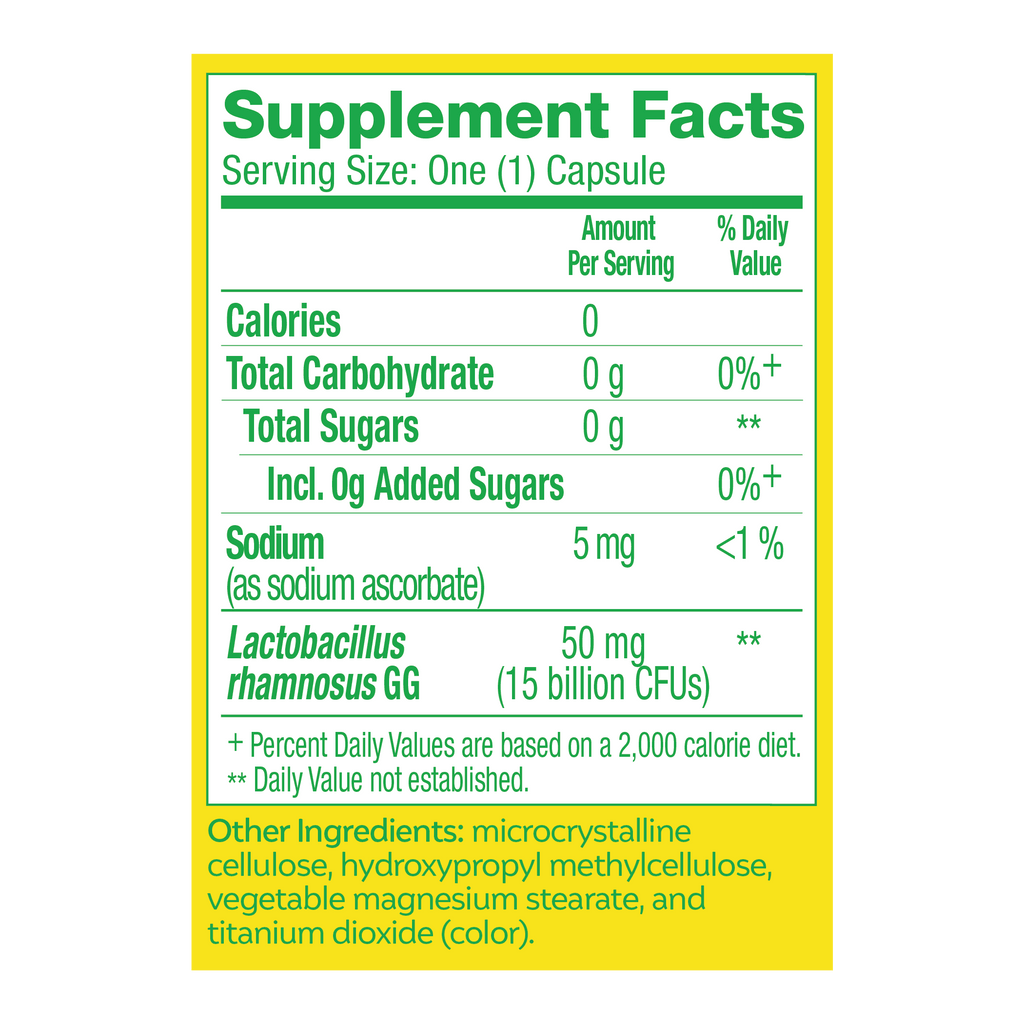 Culturelle Probiotics Health &amp; Wellness Daily Supplement, Immunity &amp; Digestion Support for Adults, 50 Count
