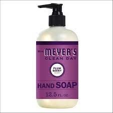 Mrs. Meyer's Clean Day Hand Soap Liquid, Plum Berry, 12.5 fl oz (6 pack) (Bundle)