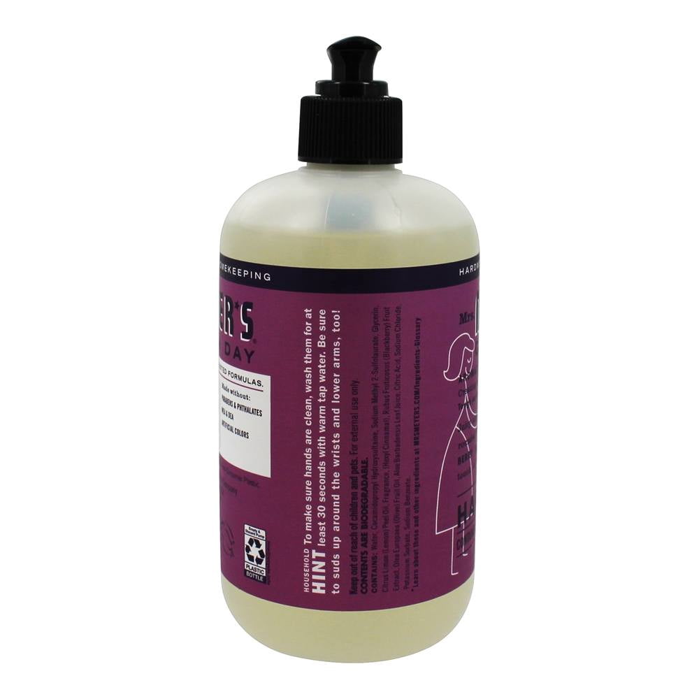 Mrs. Meyer's Clean Day Hand Soap Liquid, Plum Berry, 12.5 fl oz (6 pack) (Bundle)