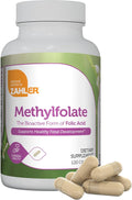 Methylfolate, Stable &amp; Active Folate, Supports Healthy Fetal Development, 120 Capsules, Zahler