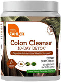 Zahler Colon Cleanse, 10 Day Detox and Gut Health Support, Intestinal Cleanse Supplement, Kosher, 10 Servings