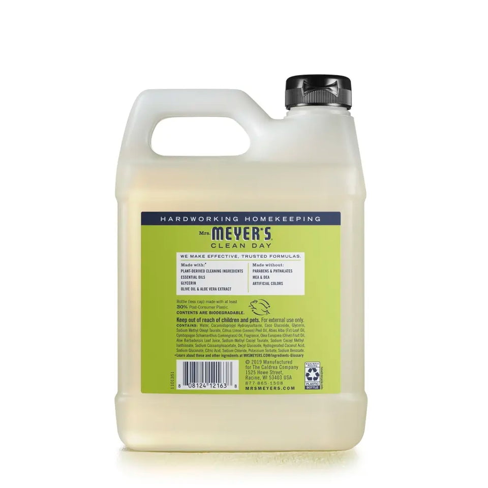 Mrs. Meyer's Liquid Hand Soap Refill Lemon Verbena, 33 oz (Pack of 3)