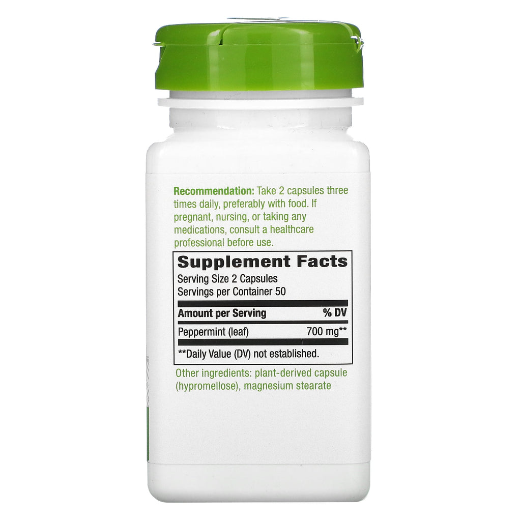 Nature's Way Peppermint Leaves 100 Capsules