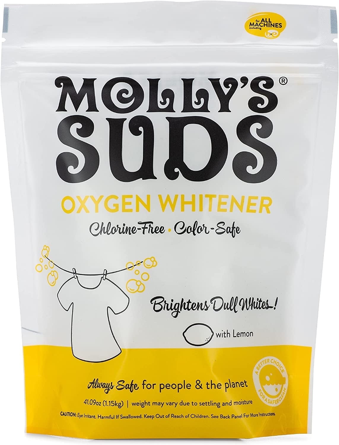 Molly's Suds Oxygen Whitener - 41.09 oz Pack of 2