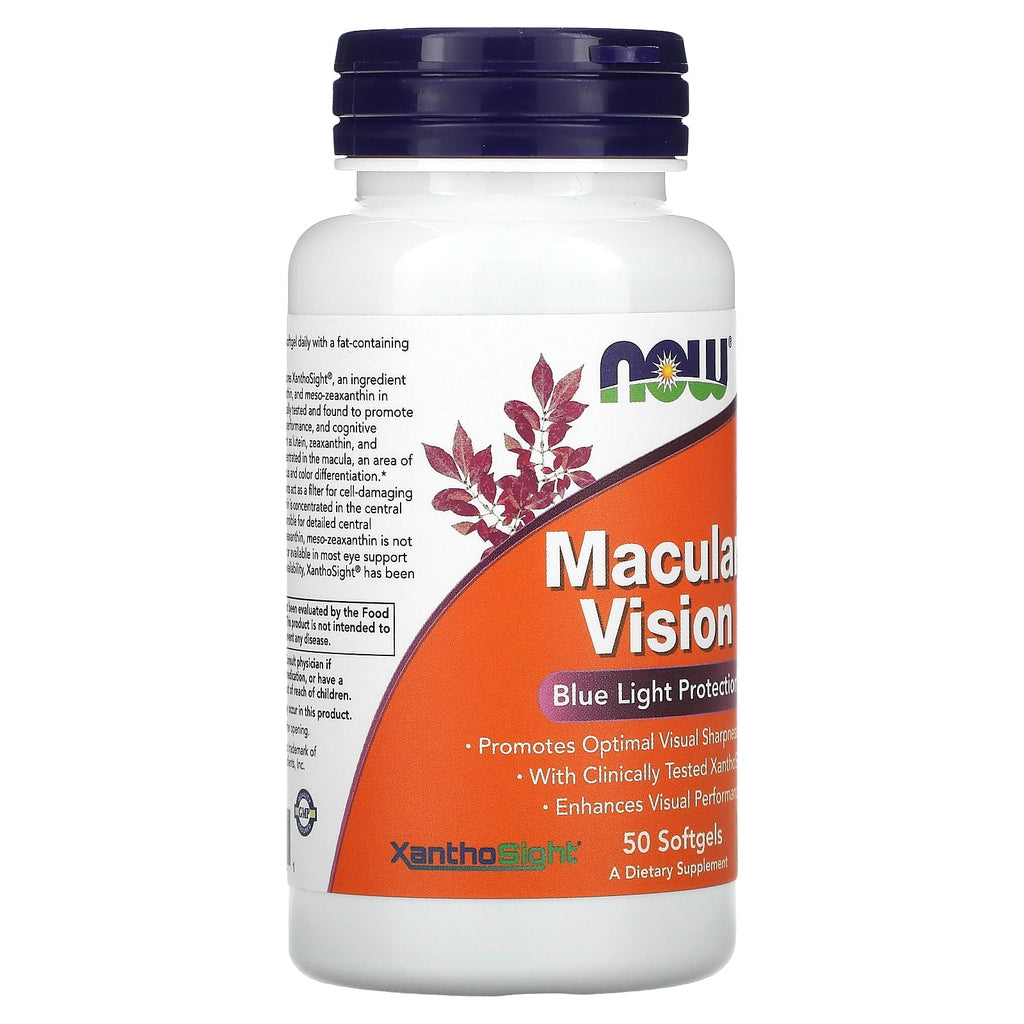 NOW Foods Macular Vision, 50 Softgels