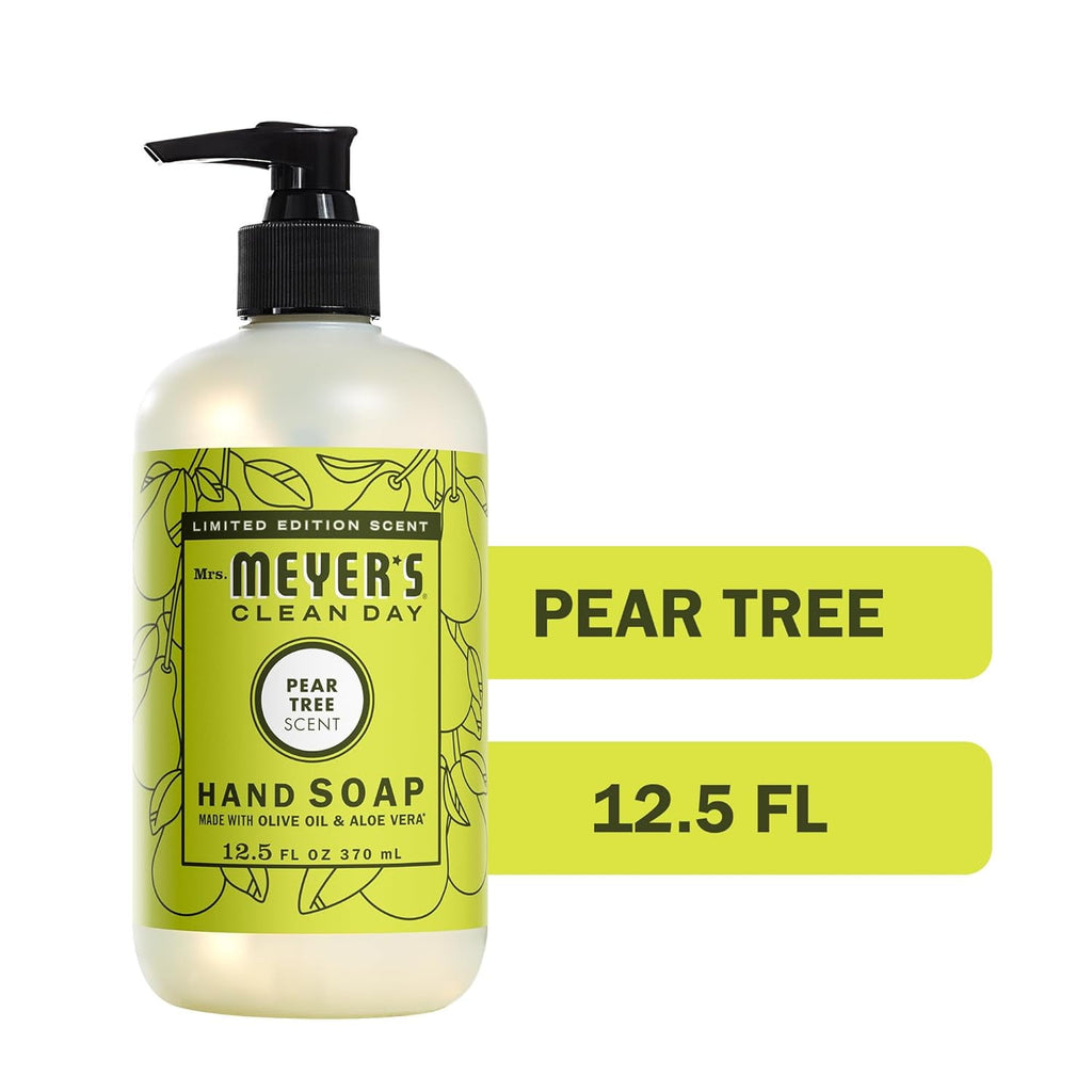 Mrs. Meyer’s Clean Day Liquid Hand Soap, Pear Tree, 12.5 FL oz (Pack - 3)