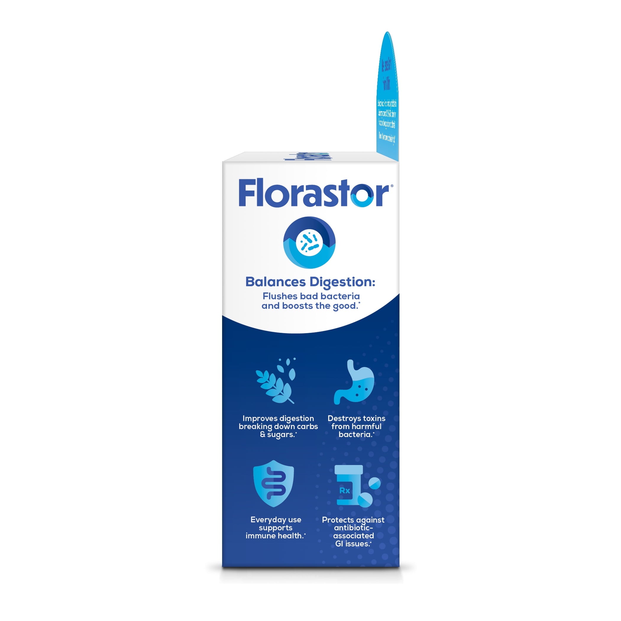 Florastor Unisex Daily Probiotic Supplement Capsules for Digestive Health