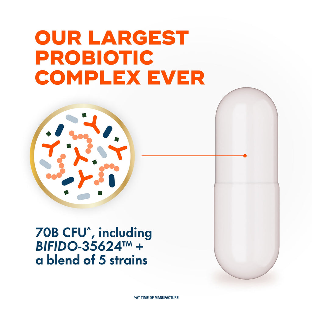Align Probiotic, 70 Billion CFU^, Daily Probiotic Supplement, 30 Capsules