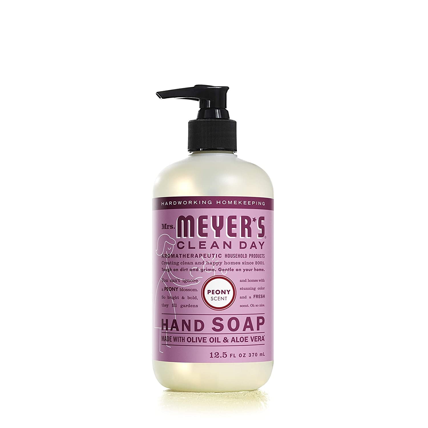 Mrs. Meyer's Liquid Hand Soap Peony, 12.5 OZ (Pack 6)