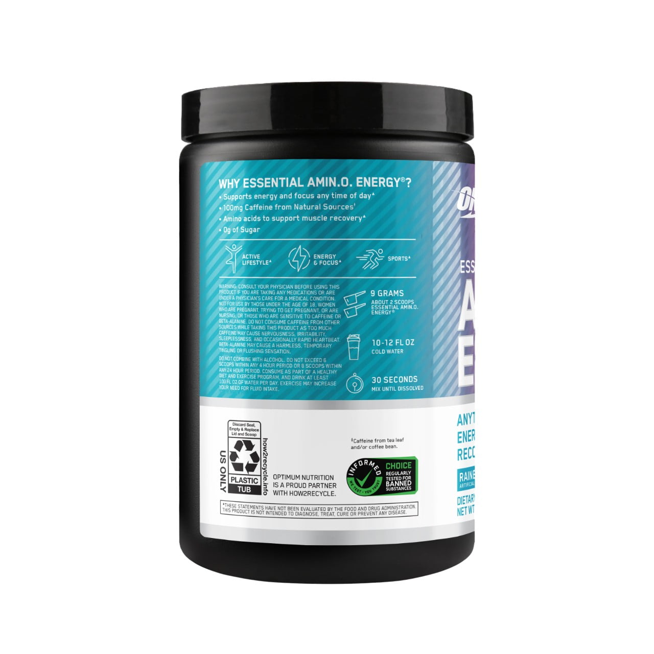 Optimum Nutrition Amino Energy Rainbow Sherbet 30 Serving