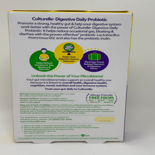 Culturelle Health &amp; Wellness Probiotic Vegetarian Capsules 30 ea (Pack of 2)
