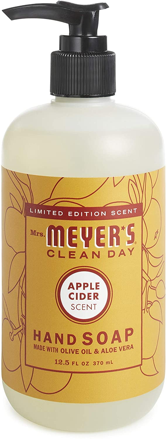 Mrs. Meyer's Liquid Hand Soap Apple Cider, 12.5 oz (Pack of 6)
